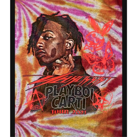 Playboi Carti Tour Tie-Dye Tee - Picture 3 of 5